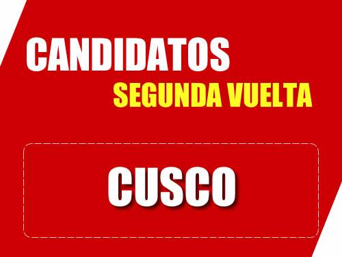 Candidatos Segunda Vuelta Región Cusco