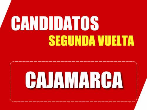Candidatos Segunda Vuelta Región Cajamarca