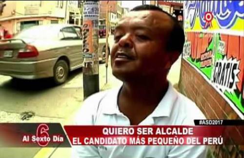 Quiero ser alcalde: el candidato más pequeño del Perú